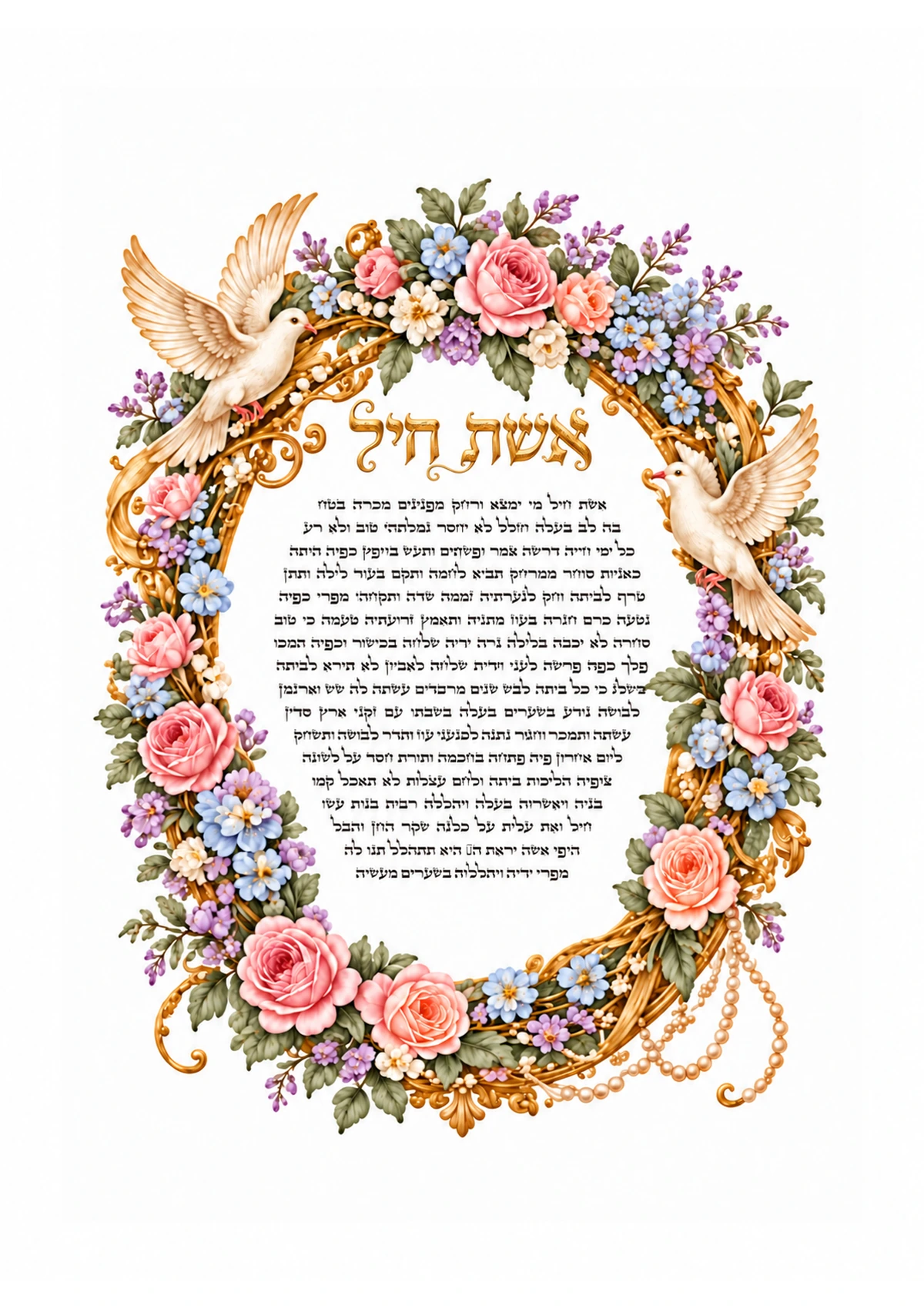 Eshet Chayil — Roses and Doves Eshet Chayil — Roses and Doves