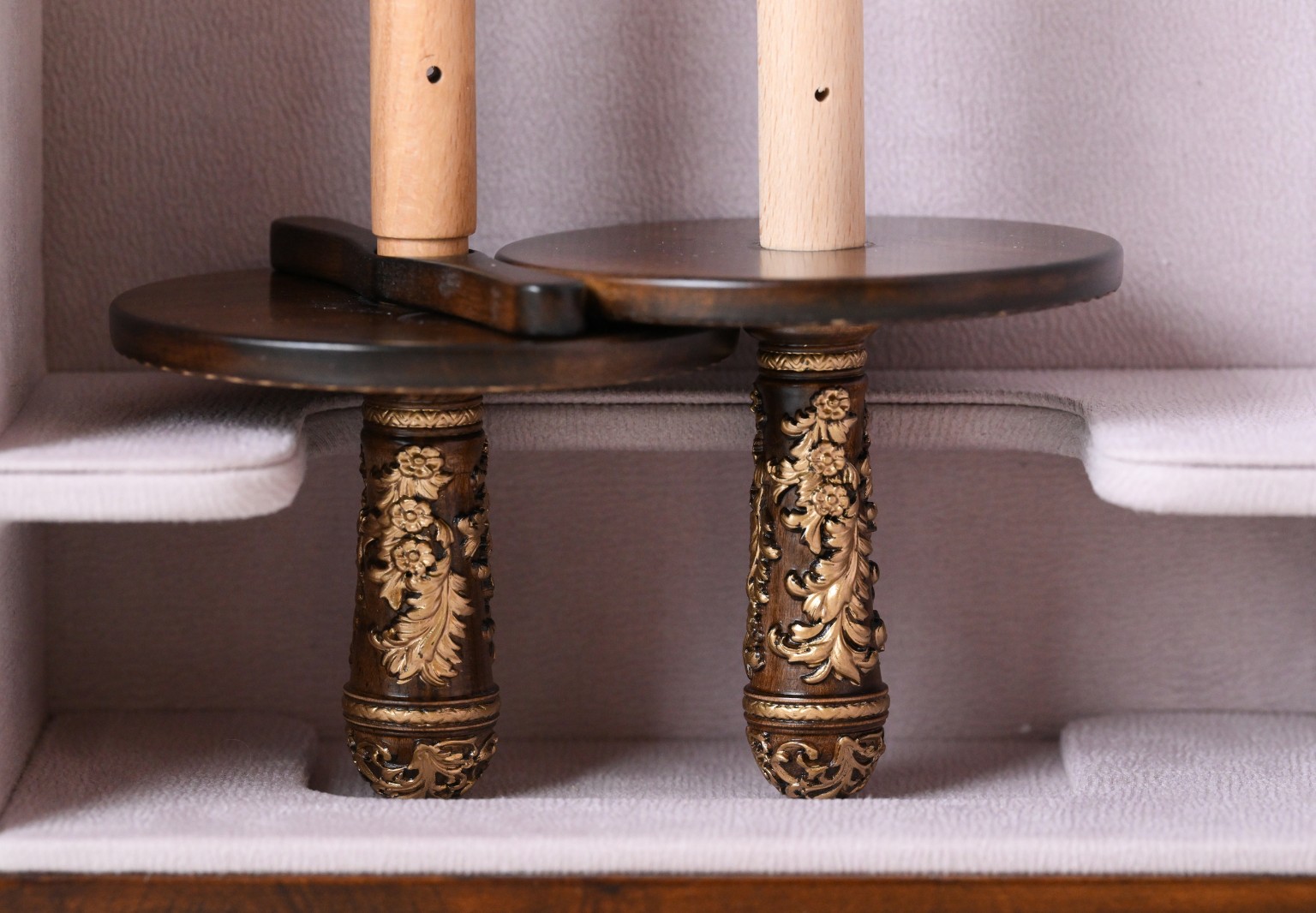 Handcrafted Wooden Aron Kodesh and Carrying Case Handcrafted Wooden Aron Kodesh and Carrying Case