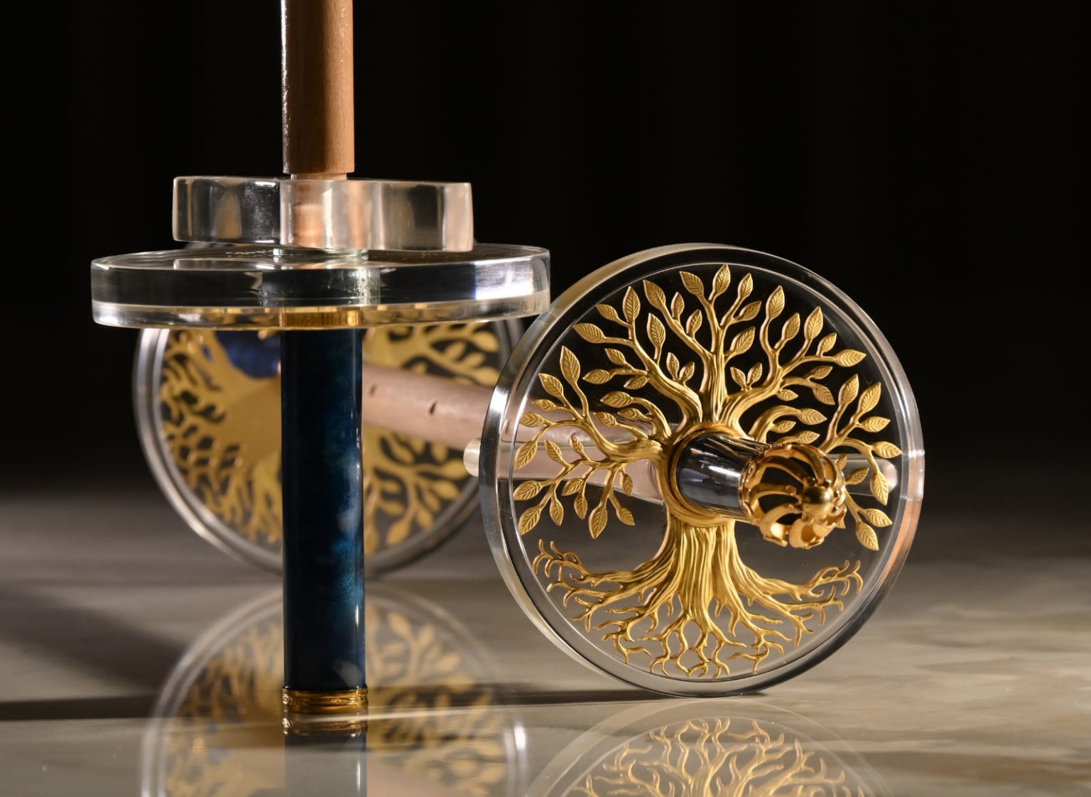 Tree of Life Atzei Chaim in Yellow Gold Tree of Life Atzei Chaim in Yellow Gold